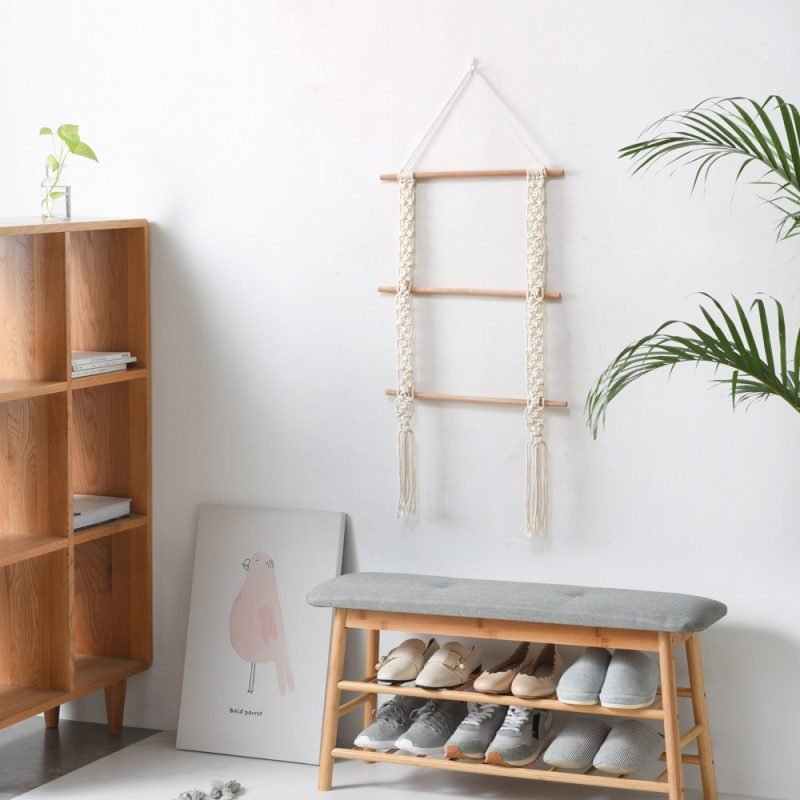boho bohemian handmade cotton woven rope home decor decoration