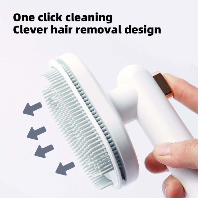 pet spa grooming comb with 90 degree rotation feature dogs cats hair brush