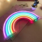 home accessories neon rainbow sign night light led lamp bedroom decor forevenda