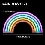 home accessories neon rainbow sign night light led lamp bedroom decor forevenda
