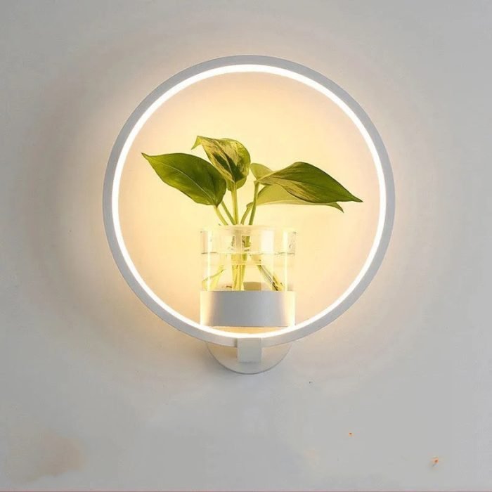 hydroponic plant wall lamp modern living room lighting