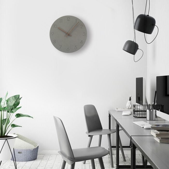 jelock modern and minimal wooden wall clock home decor