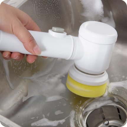 magic brush multifunctional electric cleaning brush for bathroom sink tiles