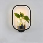 hydroponic plant wall lamp modern living room lighting