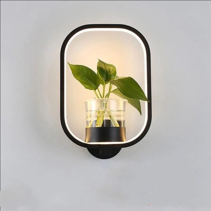 hydroponic plant wall lamp modern living room lighting