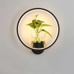 hydroponic plant wall lamp modern living room lighting