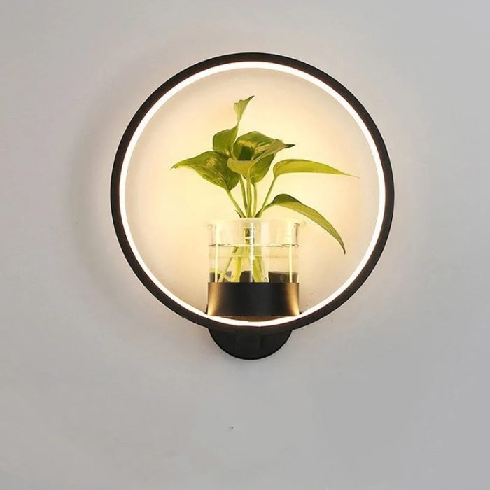 hydroponic plant wall lamp modern living room lighting