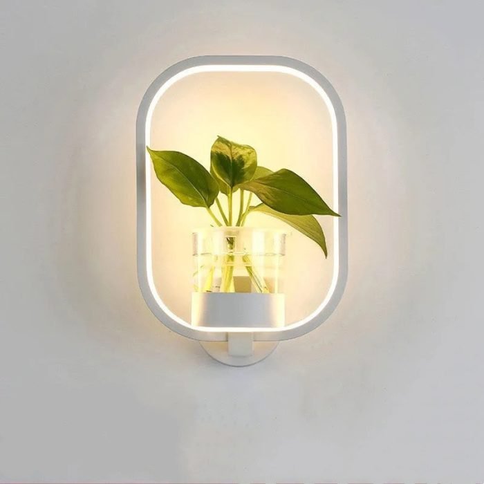hydroponic plant wall lamp modern living room lighting