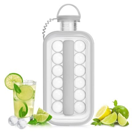 portable sphere ice cube maker water bottle mold ice balls cocktail drinks