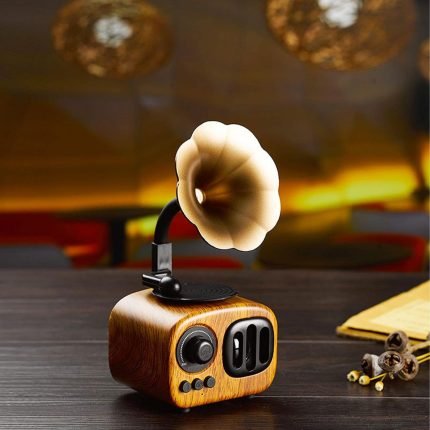 bluetooth speaker retro sound clear audio crisp bluetooth 4.1 usb charging vintage style echotune