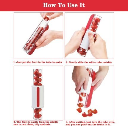 multi-function safe efficient fruit and vegetables instant cutter tomatoes grapes cherries strawberries