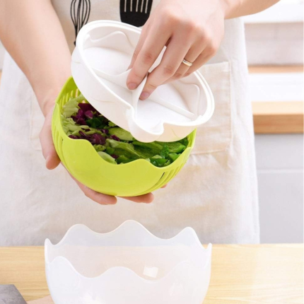 quickslice salad and vegetables cutter bowl multi-functional slicer chopper veggie choppers