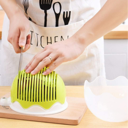 quickslice salad and vegetables cutter bowl multi-functional slicer chopper veggie choppers