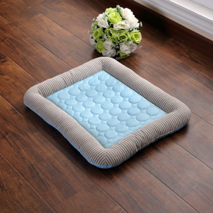 pet bed with built in cooling pad dogs cats cooling mat summer