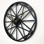 open face wall clock classic design home decor metal clocks