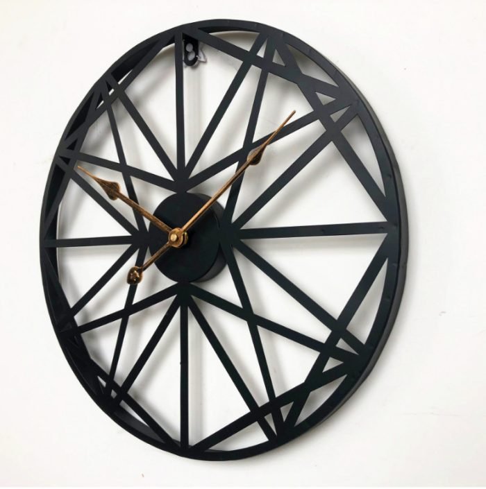 open face wall clock classic design home decor metal clocks
