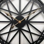 open face wall clock classic design home decor metal clocks