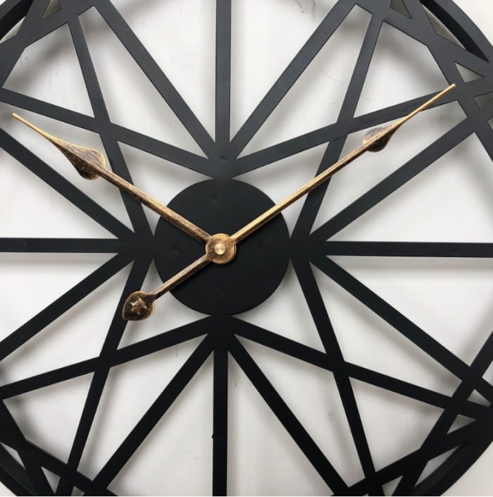 open face wall clock classic design home decor metal clocks