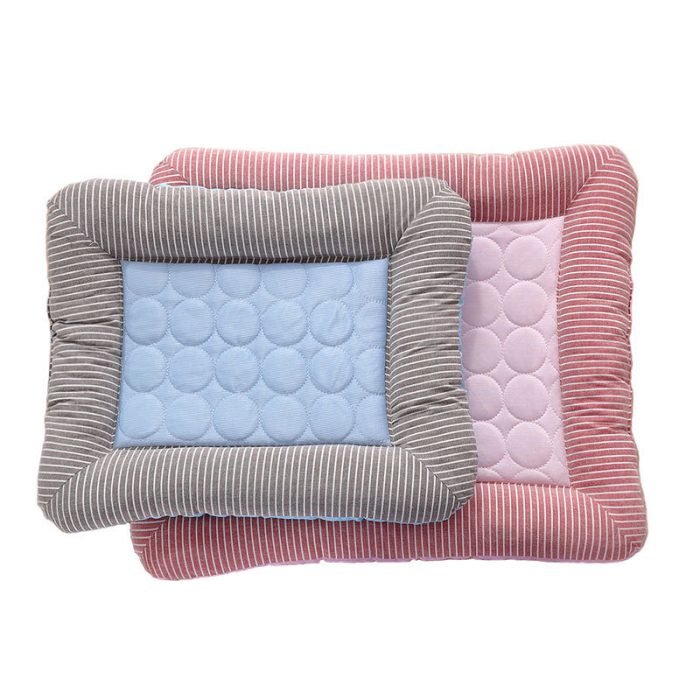 pet bed with built in cooling pad dogs cats cooling mat summer