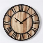 nordic style metal round wall clock home decor