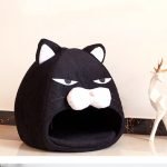 lazy cat shaped soft pet bed round bed nest cats small dogs
