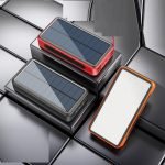 solar power bank fast solar charging large capacity smartphone accessories