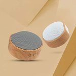 wood style portable mini bluetooth speaker with usb support