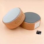 wood style portable mini bluetooth speaker with usb support