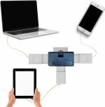 ultra thin wall outlet extender 3 outlet adapter with 180 degree rotation compact safe