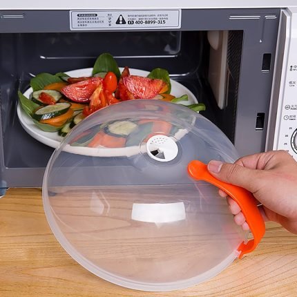microwave oven plastic splatter cover heat resistant high temperature fresh keeping bpa free