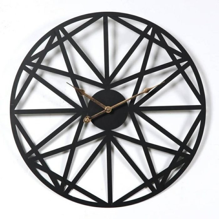 open face wall clock classic design home decor metal clocks