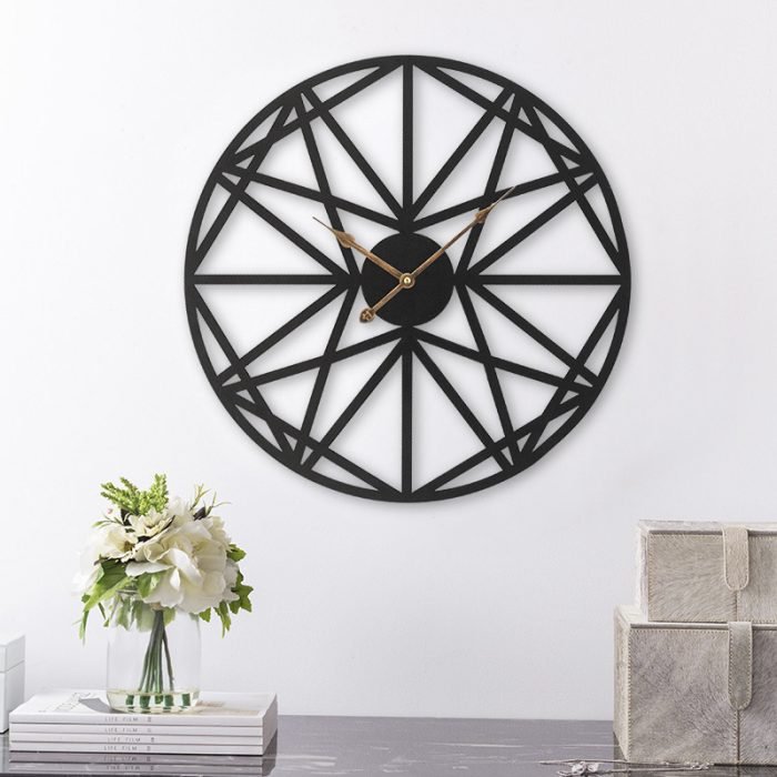 open face wall clock classic design home decor metal clocks