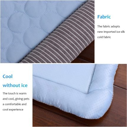 pet bed with built in cooling pad dogs cats cooling mat summer