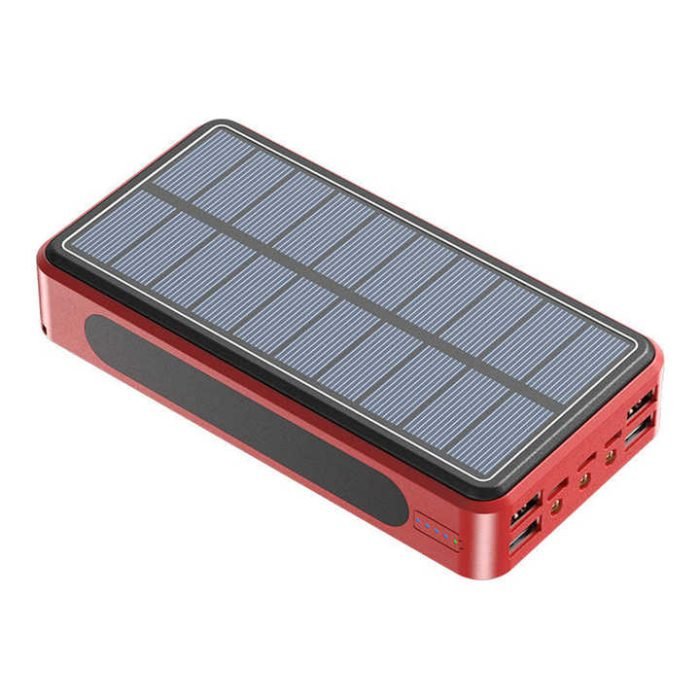 solar power bank fast solar charging large capacity smartphone accessories