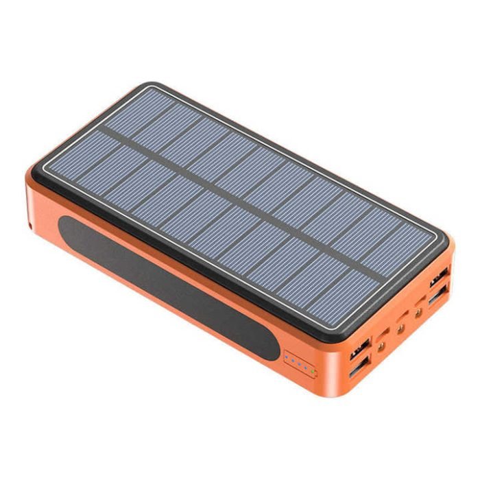 solar power bank fast solar charging large capacity smartphone accessories