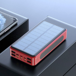 solar power bank fast solar charging large capacity smartphone accessories