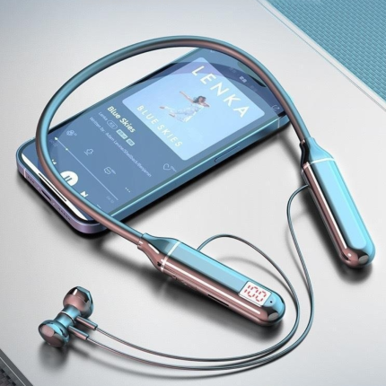 g09 neck hanging magnetic neckband bluetooth headphones noise reduction waterproof wireless