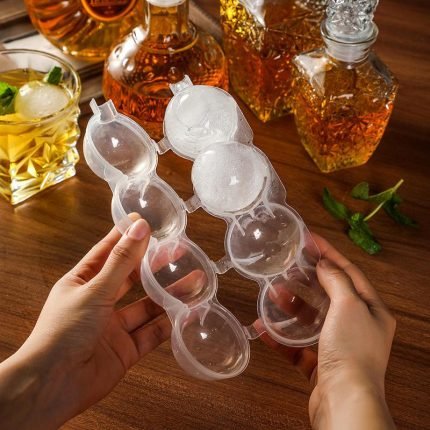 Make your summer days more refreshing and your drinks more stylish with the Round Ice Cube Maker!