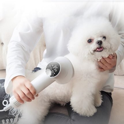 intelligent blow grooming comb for pets hair fast drying low noise negative ion cat dog cleaning tool