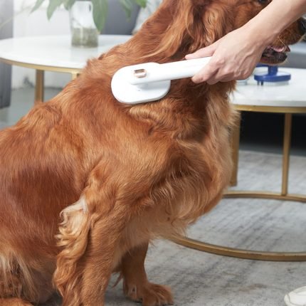 pet spa grooming comb with 90 degree rotation feature dogs cats hair brush