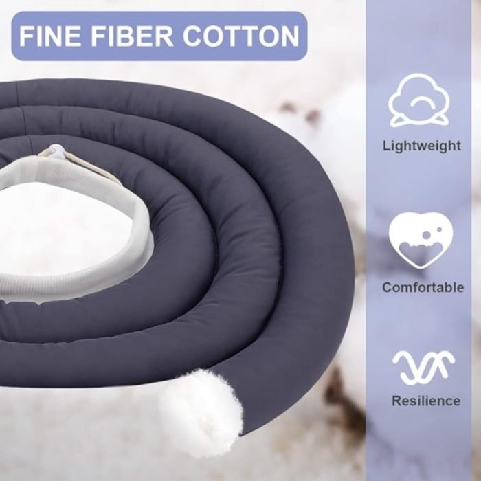 adjustable waterproof recovery collar for pets lightweight comfortable anti-licking anti scratch