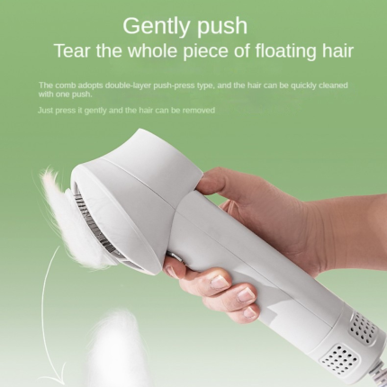intelligent blow grooming comb for pets hair fast drying low noise negative ion cat dog cleaning tool