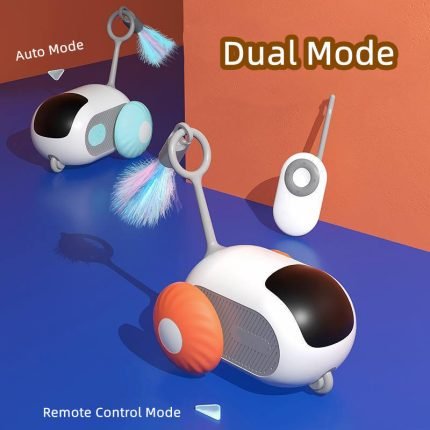 interactive remote controlled pet cat toy automatic self moving smart play mode