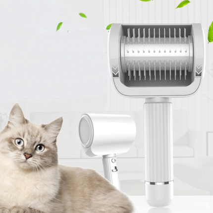 rk89 electric grooming brush fast grooming for long-haired pets dog cats cleaning tool
