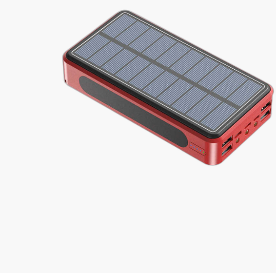 solar power bank fast solar charging large capacity smartphone accessories