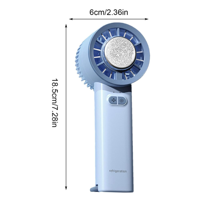 summer gadget portable handheld mini fan high speed ice cooling technology