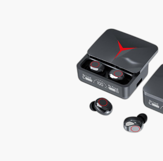 tws m90 pro true wireless earbuds bluetooth 5.3 ipx7 waterproof & noise reduction