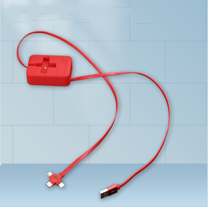 universal 3-in-1 retractable multi-usb cable type c micro iphone charging line