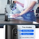 mini ai-powered 360 smart tracking phone holder stabilizer