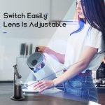 mini ai-powered 360 smart tracking phone holder stabilizer